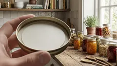 Málokdo ví, k čemu slouží plastový disk uvnitř víček zavařovacích sklenic.