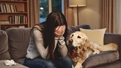 Co podle odborníků cítí váš pes, když vidí, že jste smutní?